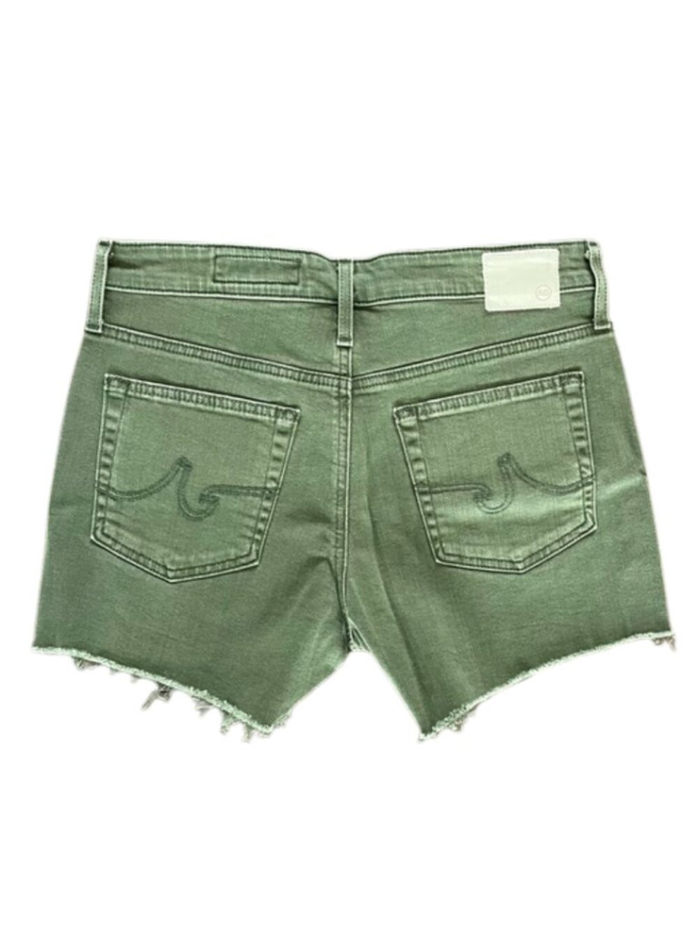 AG Adriano Goldschmied Hailey Ex-Boyfriend Cut Off Denim Shorts - 26